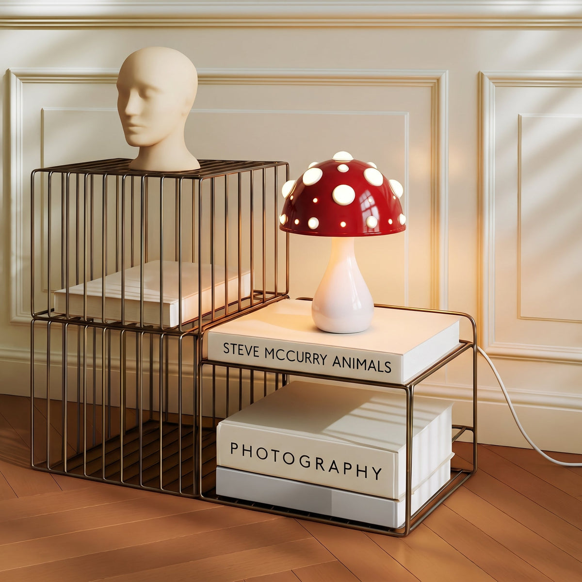Svamp Bordlampe - Moderne Metal Dæmpbart Design