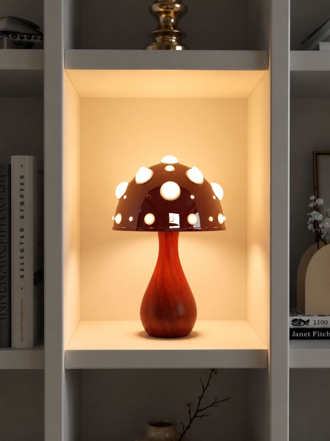 Svamp Bordlampe - Moderne Metal Dæmpbart Design