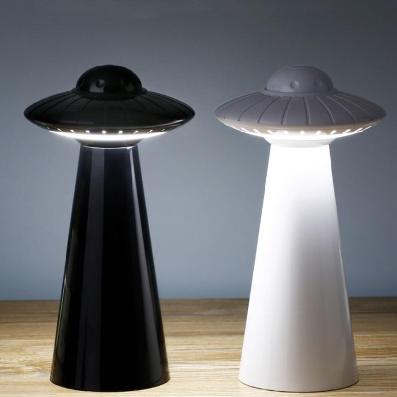 UFO Bordlampe – Genopladeligt LED Natlys - - LED Table Lamp - {{ product_tags }