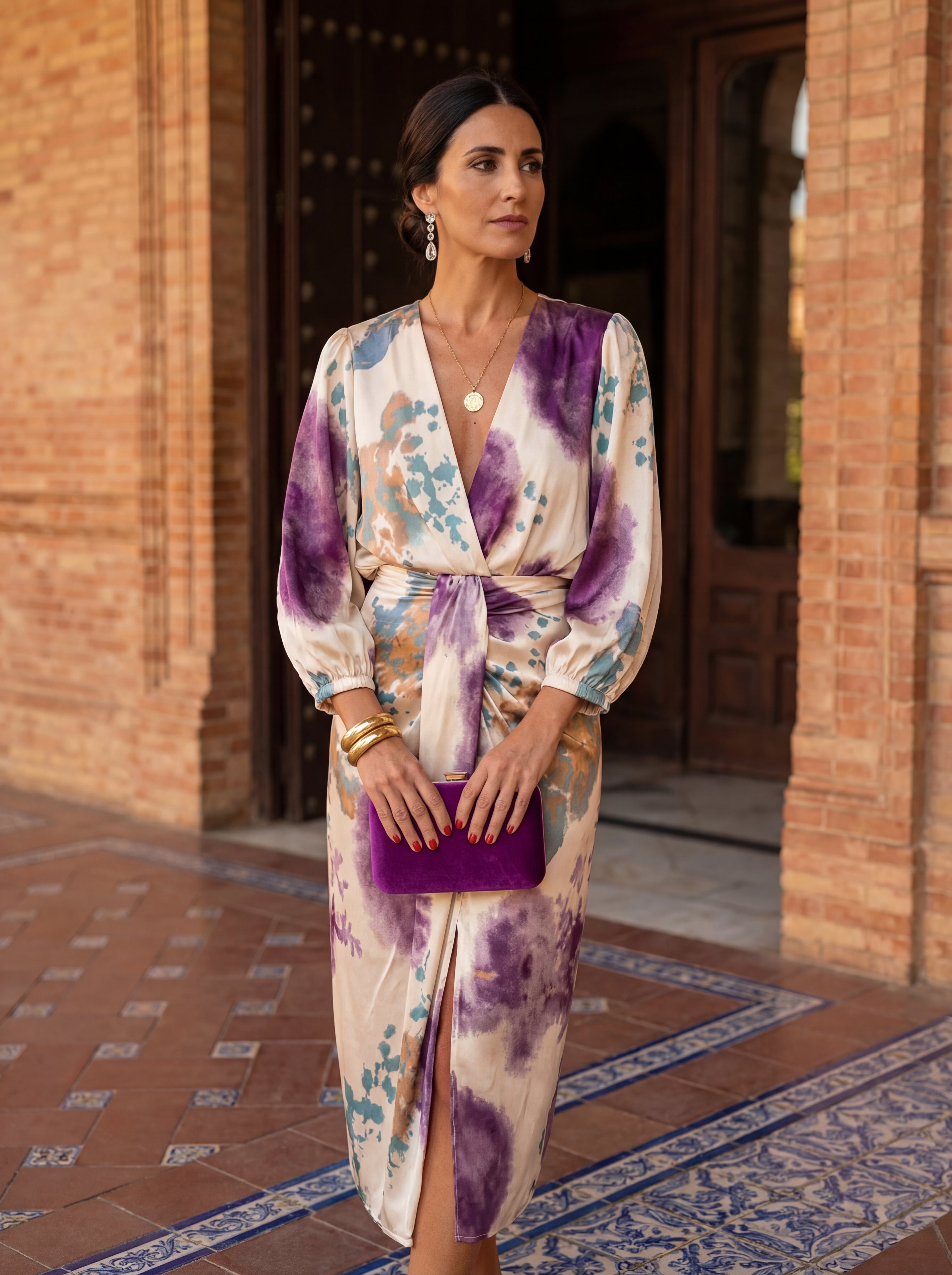Valeria - Elegant kjole med V-hals