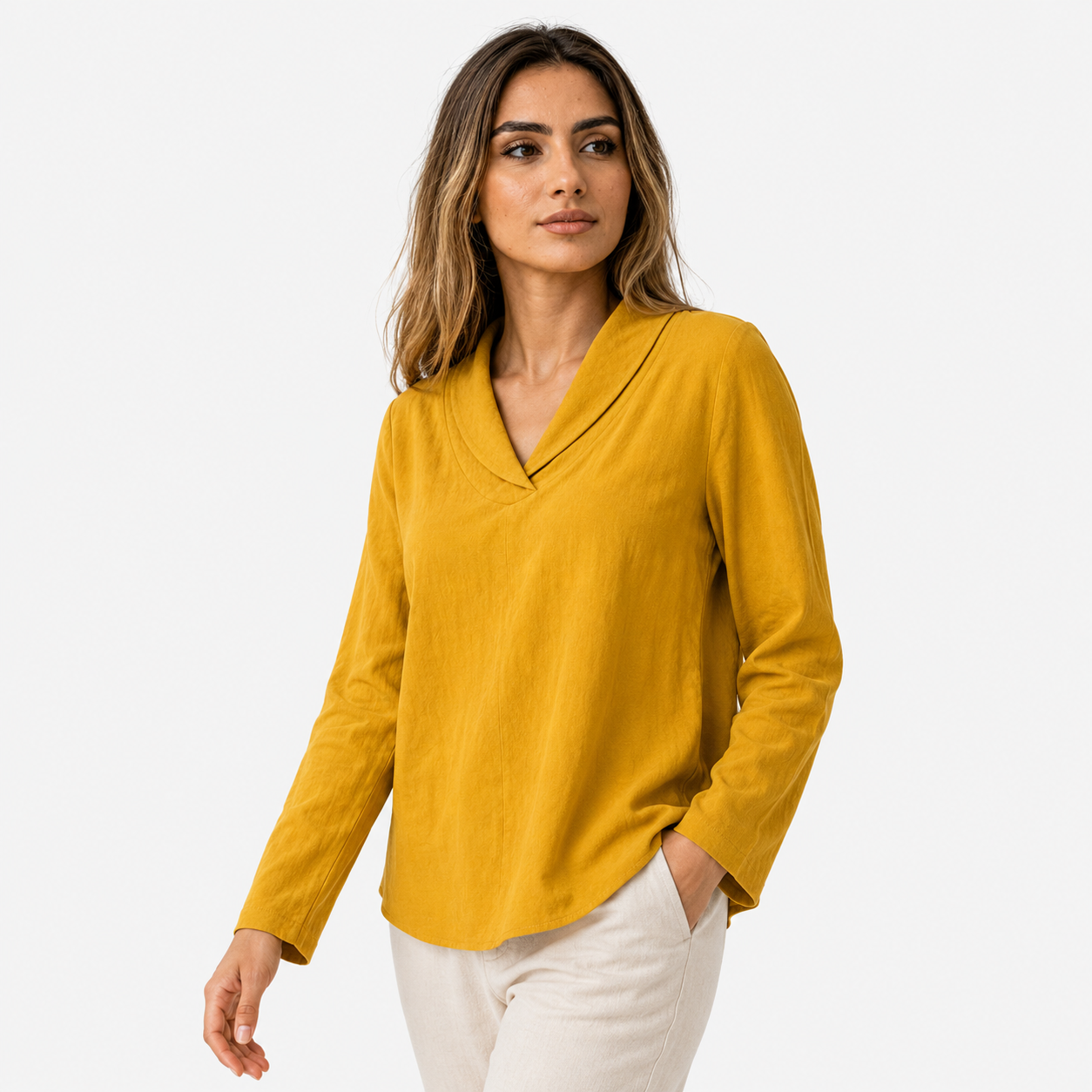 Evelyn | Elegant Breezy Summer Blouse