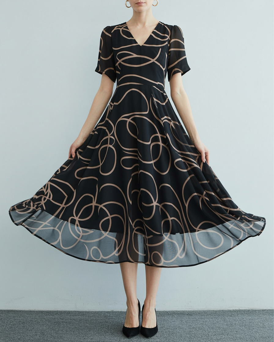 Eliana | Kvinders Polyester Maxikjole - - Kvinders Kjoler - {{ product_tags }