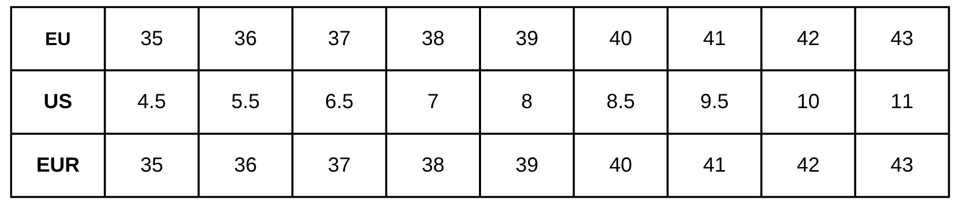 Size Guide