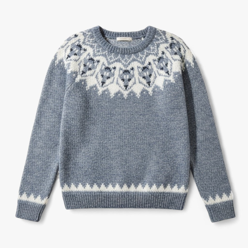 Ellen | Striktrøje til Damer – Varm og Alsidig - Lysegrå - Sweaters - {{ product_tags }