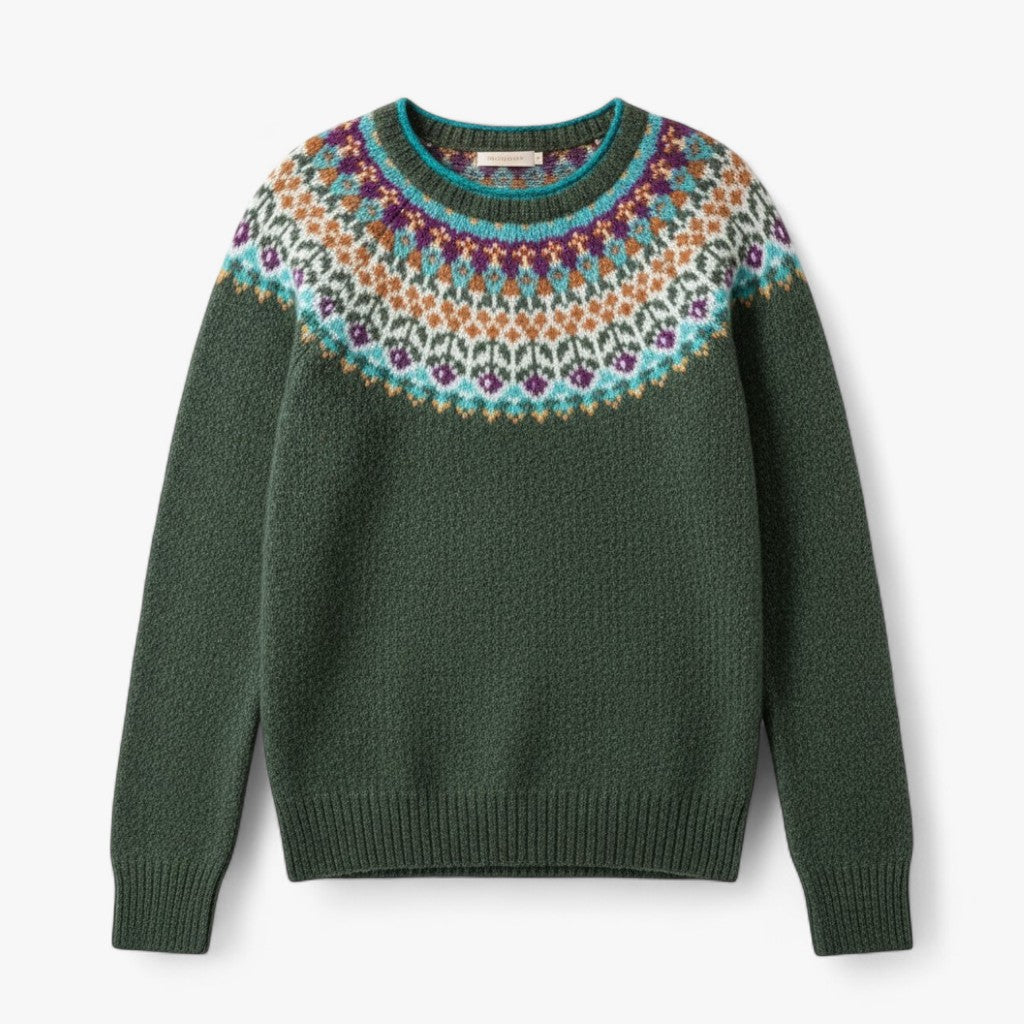 Ellen | Striktrøje til Damer – Varm og Alsidig - Mørkegrå - Sweaters - {{ product_tags }