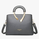 Elvira luxury leather bag with versatile design