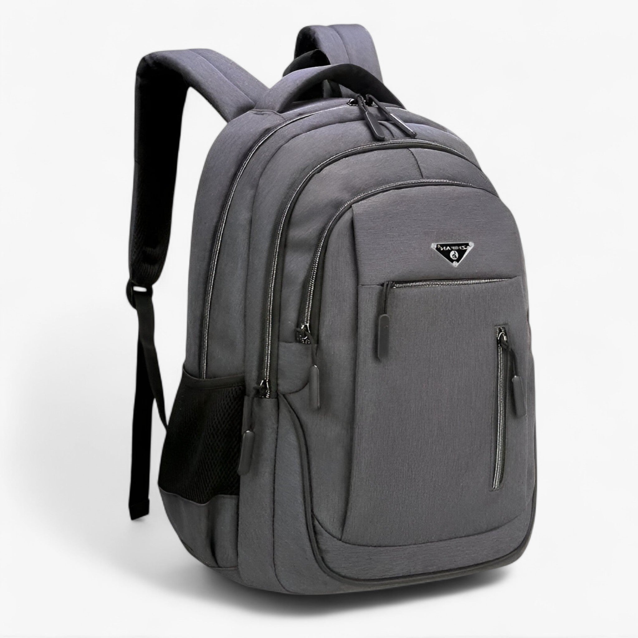 Finn | Rummelig laptoprygsæk til studerende - Mørkegrå - Backpacks - {{ product_tags }