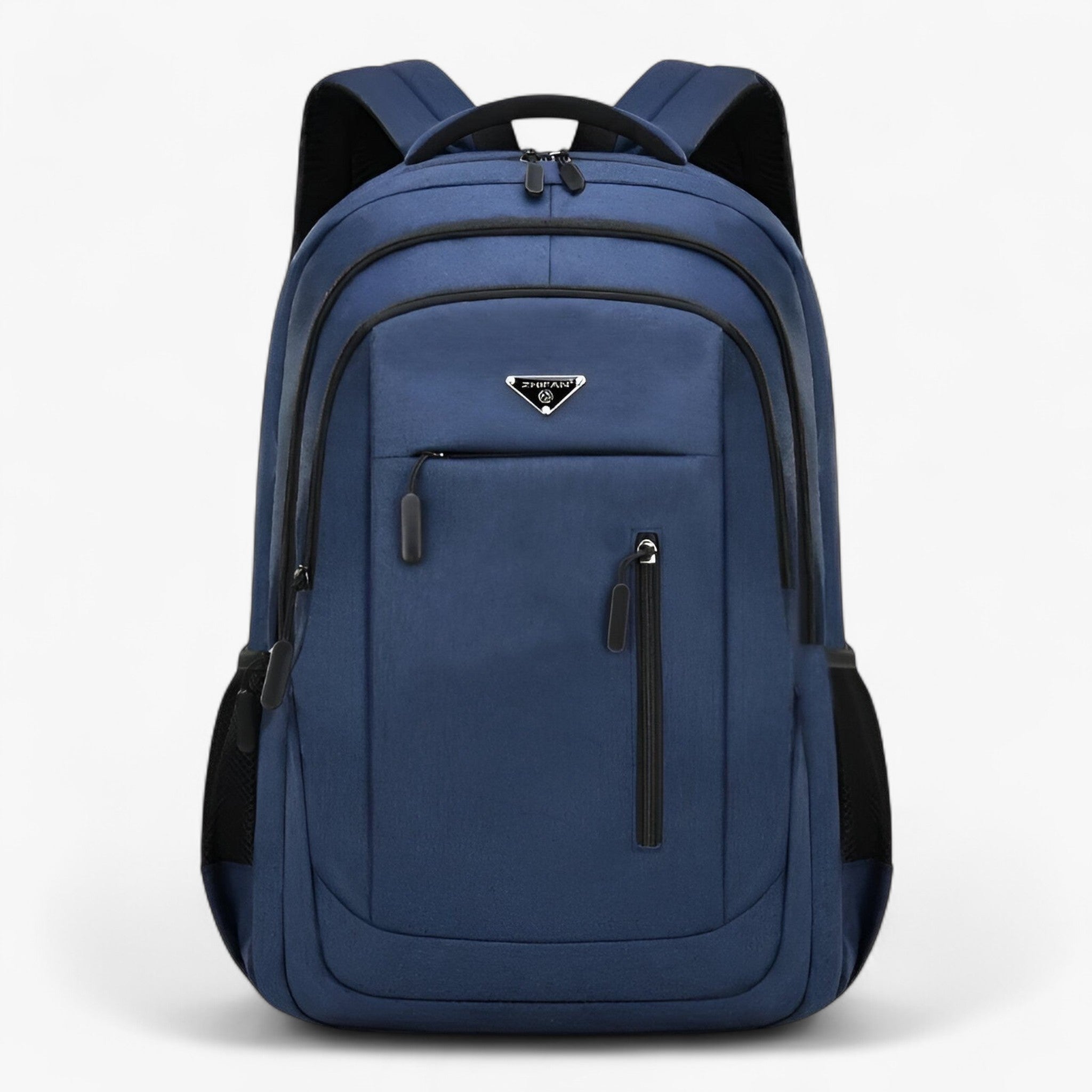 Finn | Rummelig laptoprygsæk til studerende - Mørkeblå - Backpacks - {{ product_tags }