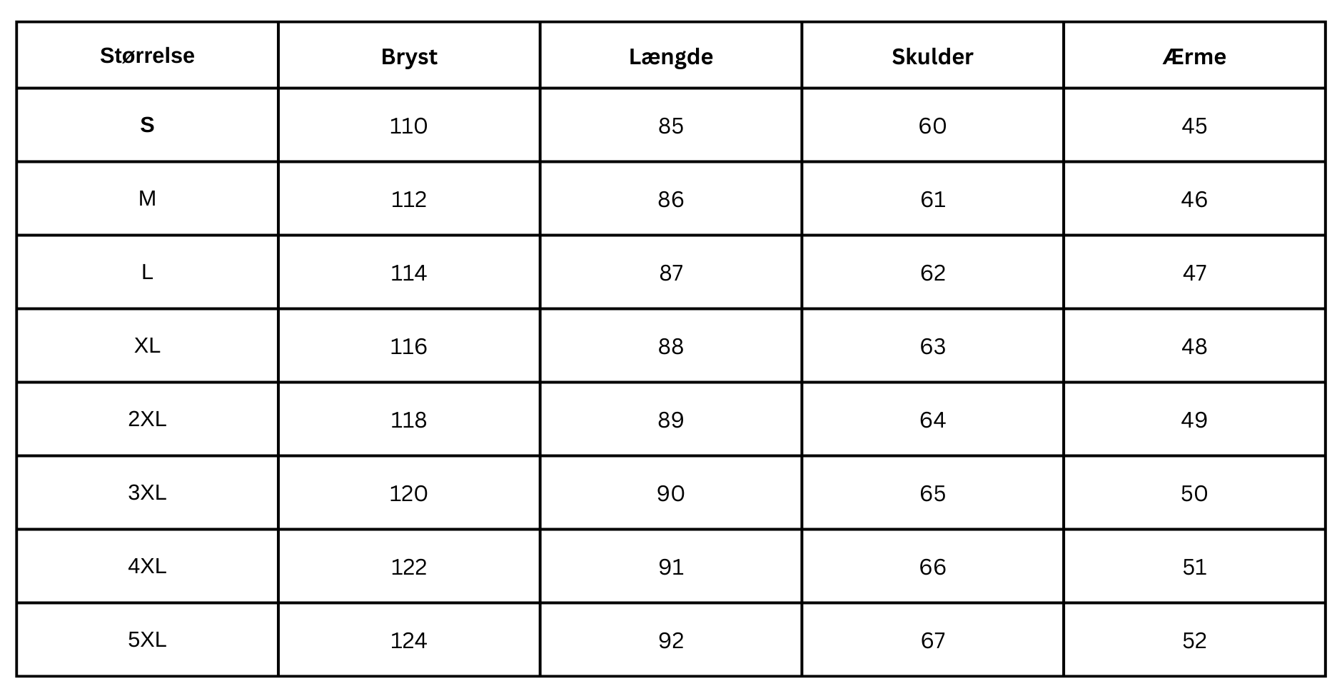Size Guide