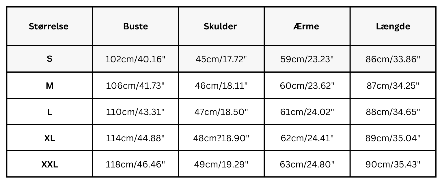 Size Guide