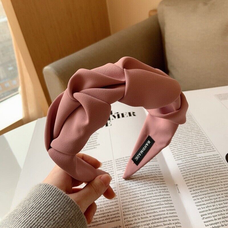 Freya-pandebånd | Løft din frisure med dette stilfulde brede pandebånd - Lyserød - women's fashion - {{ product_tags }