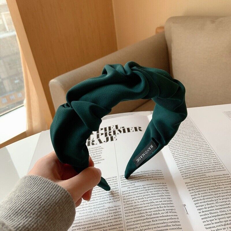 Freya-pandebånd | Løft din frisure med dette stilfulde brede pandebånd - Grøn - women's fashion - {{ product_tags }