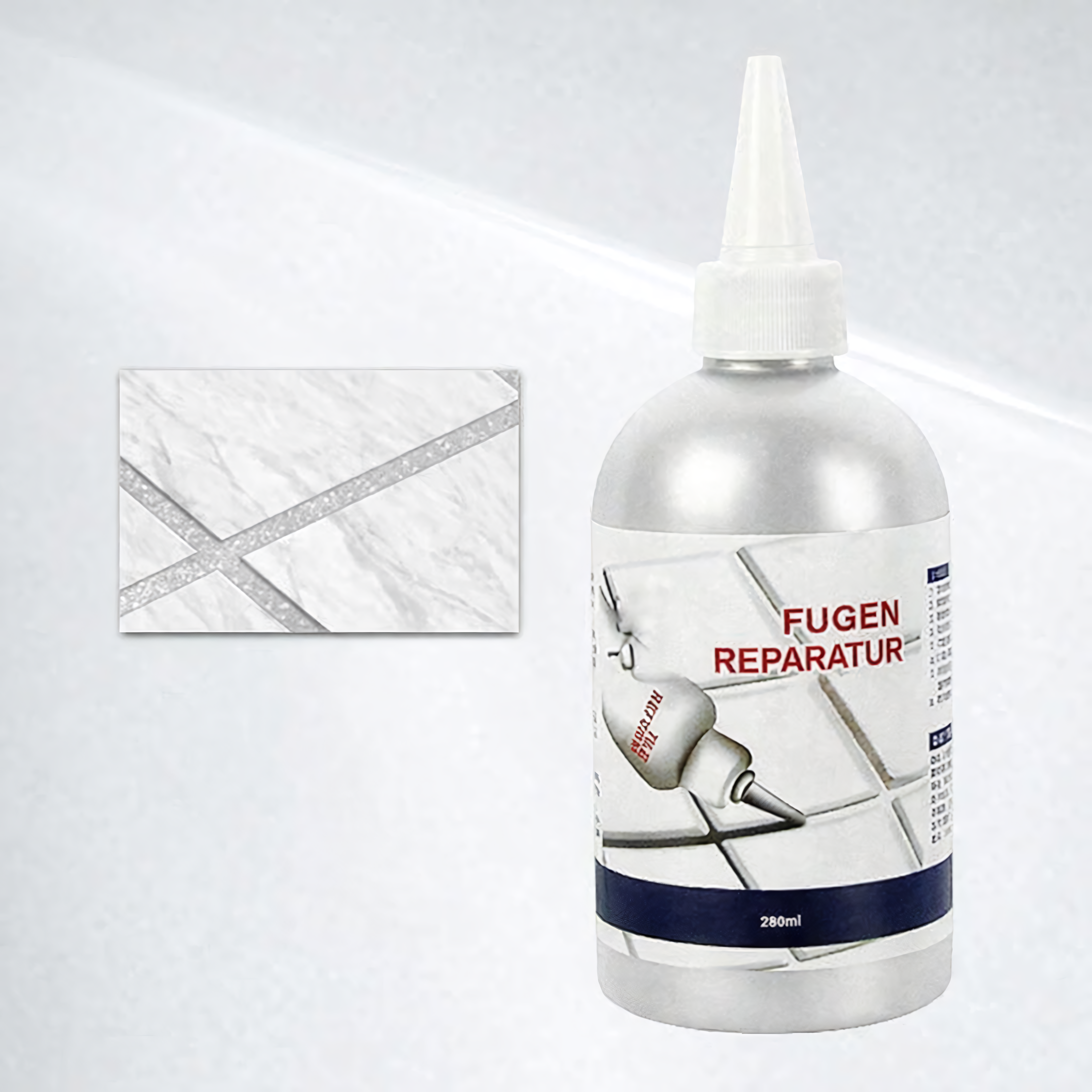 White Grout Pen, Waterproof and Mold-Resistant for Tiles