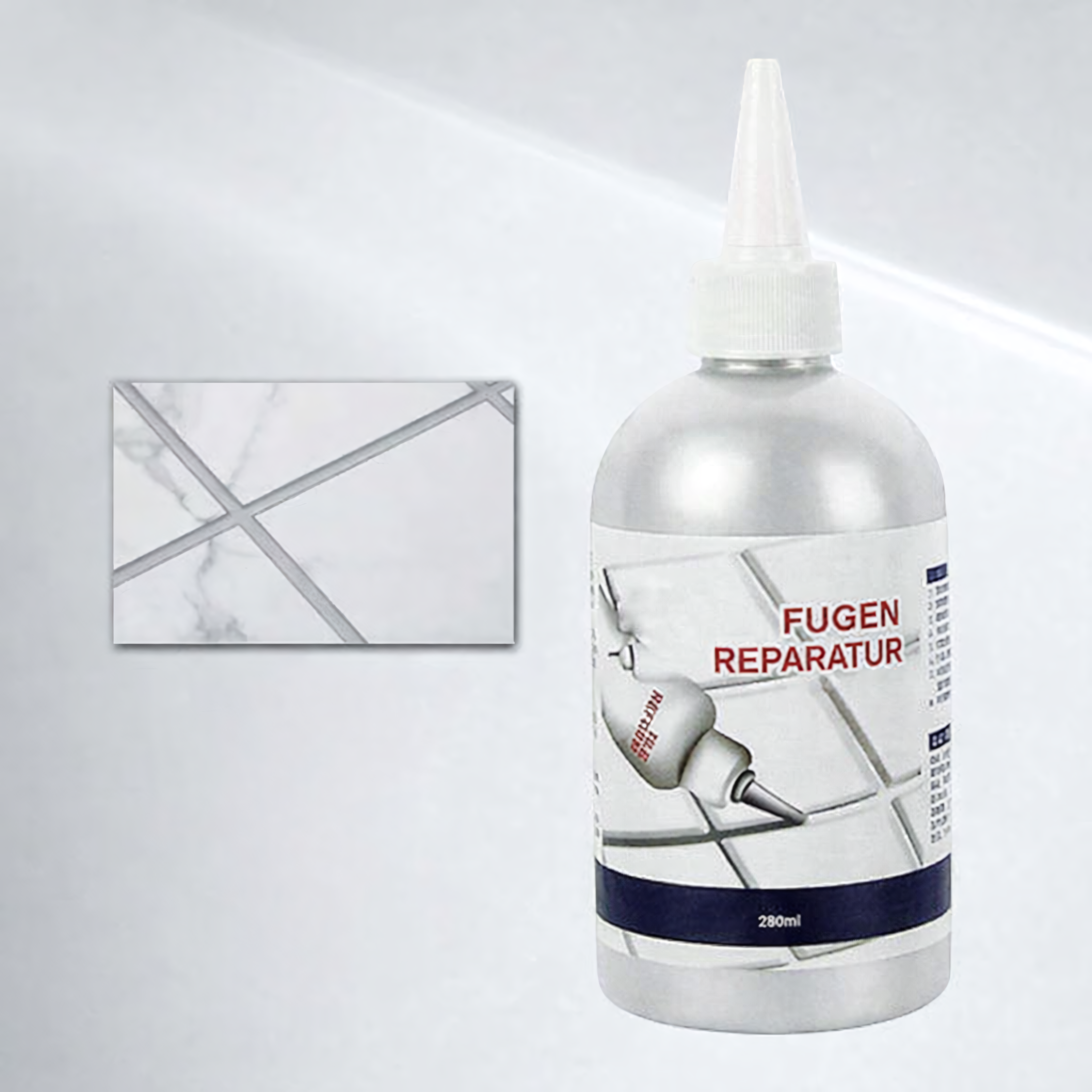 White Grout Pen, Waterproof and Mold-Resistant for Tiles