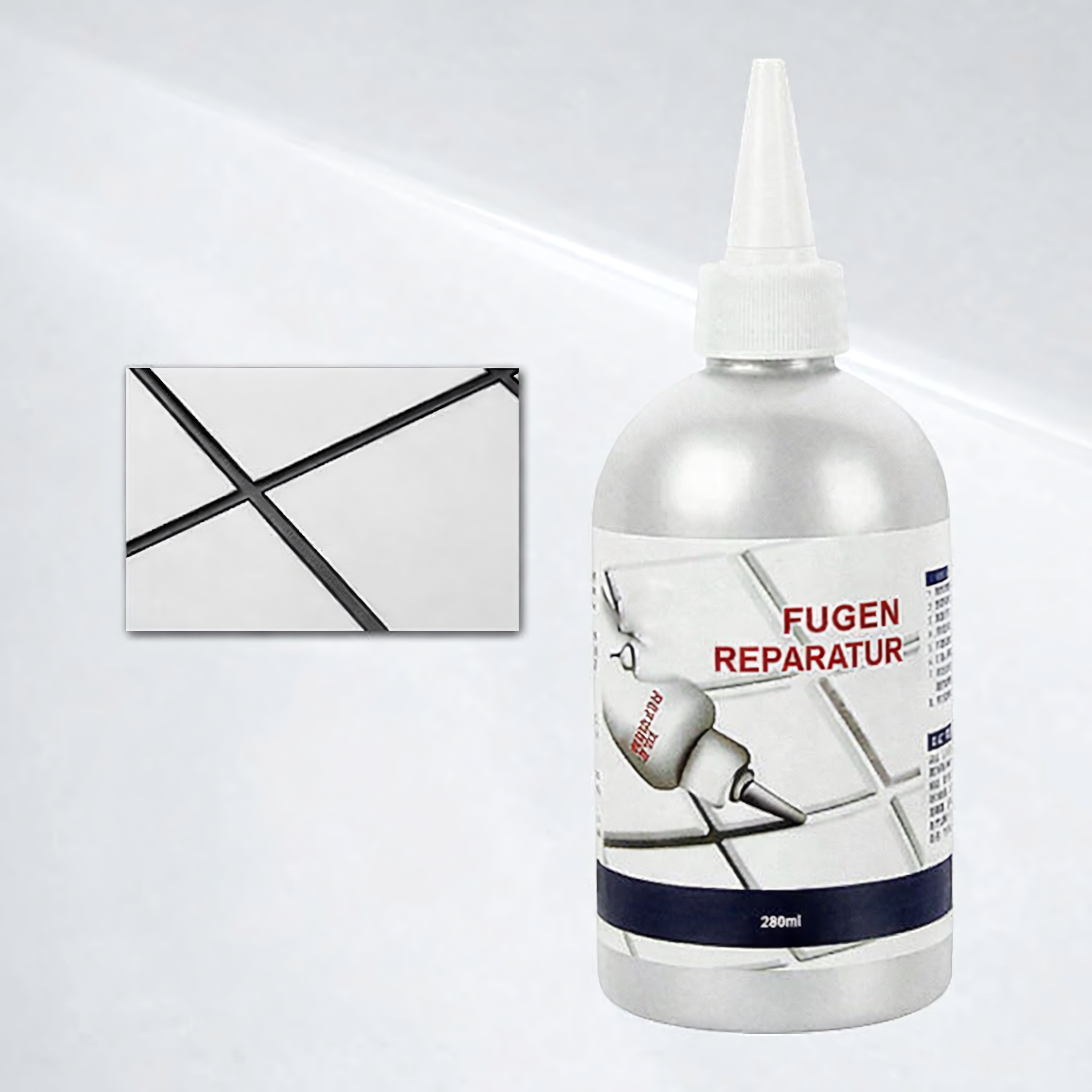 White Grout Pen, Waterproof and Mold-Resistant for Tiles