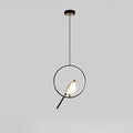 Gylden Fugl Pendel-lampe – LED Skulptur Loftslampe