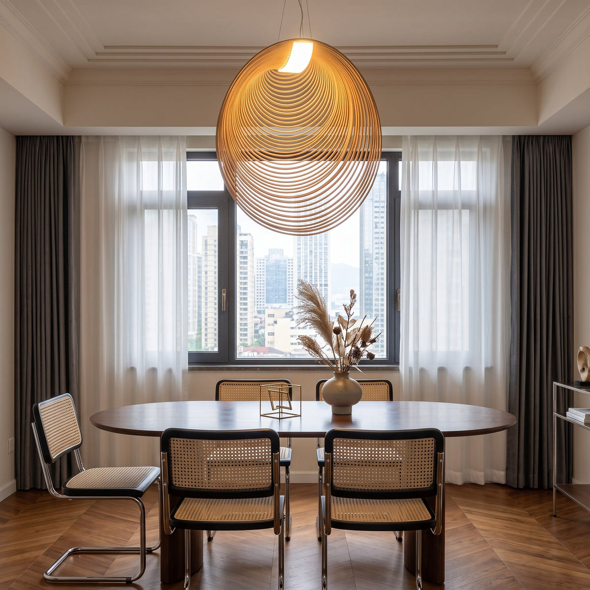 Skandinavisk Egetræsreb Pendel-lampe – Moderne Minimalistisk Loftslampe - - Pendant Light - {{ product_tags }