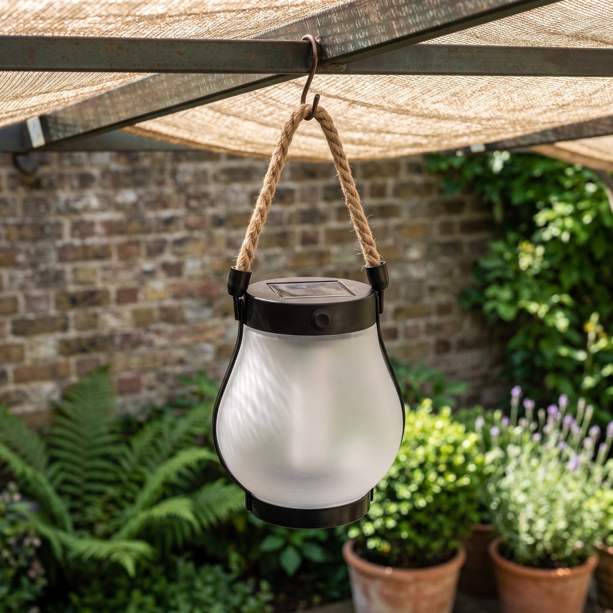 Solar Flammeeffekt Havelanterne – Vandtæt LED Udendørslys - - Solar Garden Lantern - {{ product_tags }