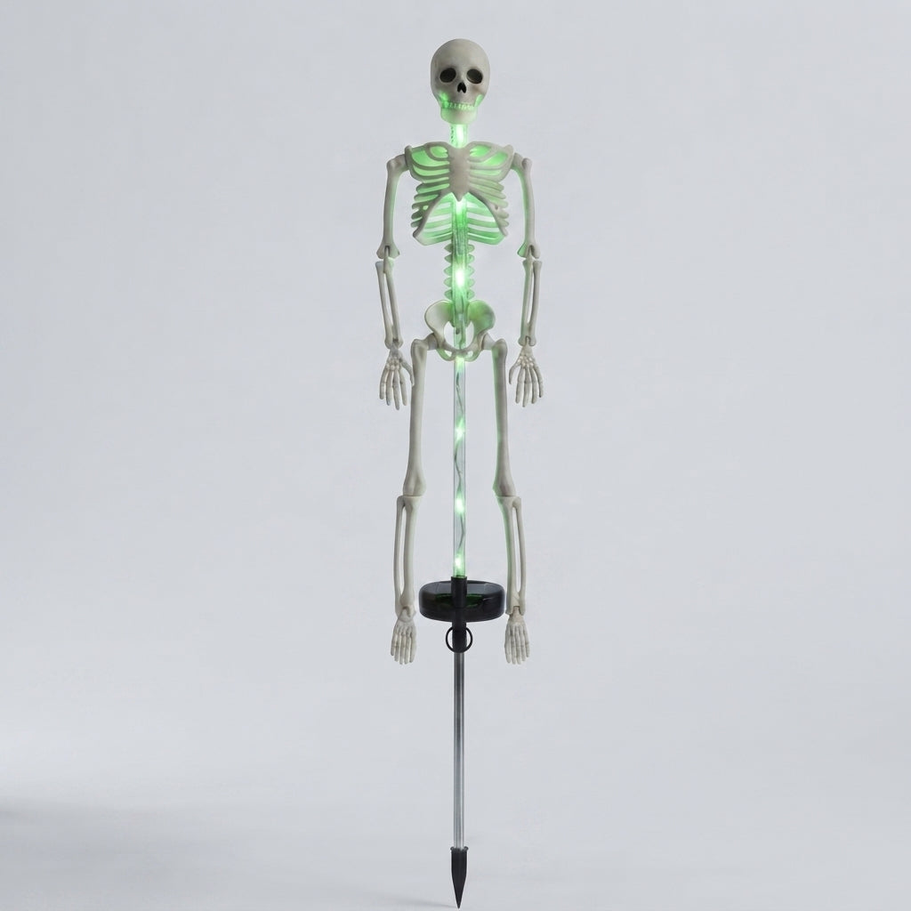 Solcelle-skelet Havespyd Lys - LED Halloween Havedekoration - Grøn - Halloween Decor - {{ product_tags }