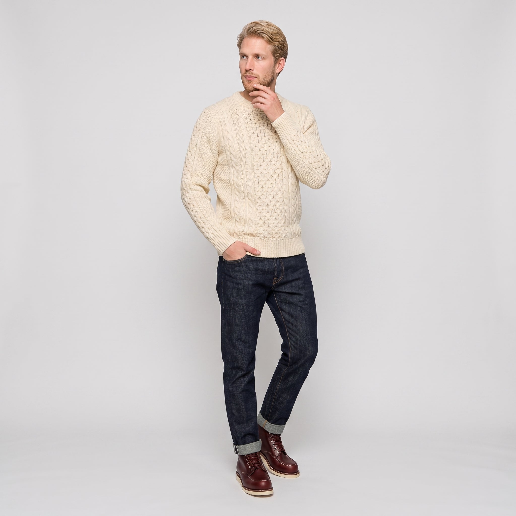 Robuste snørestøvler til mænd med retrolook og god komfort - - AS - Mens - Boots - {{ product_tags }