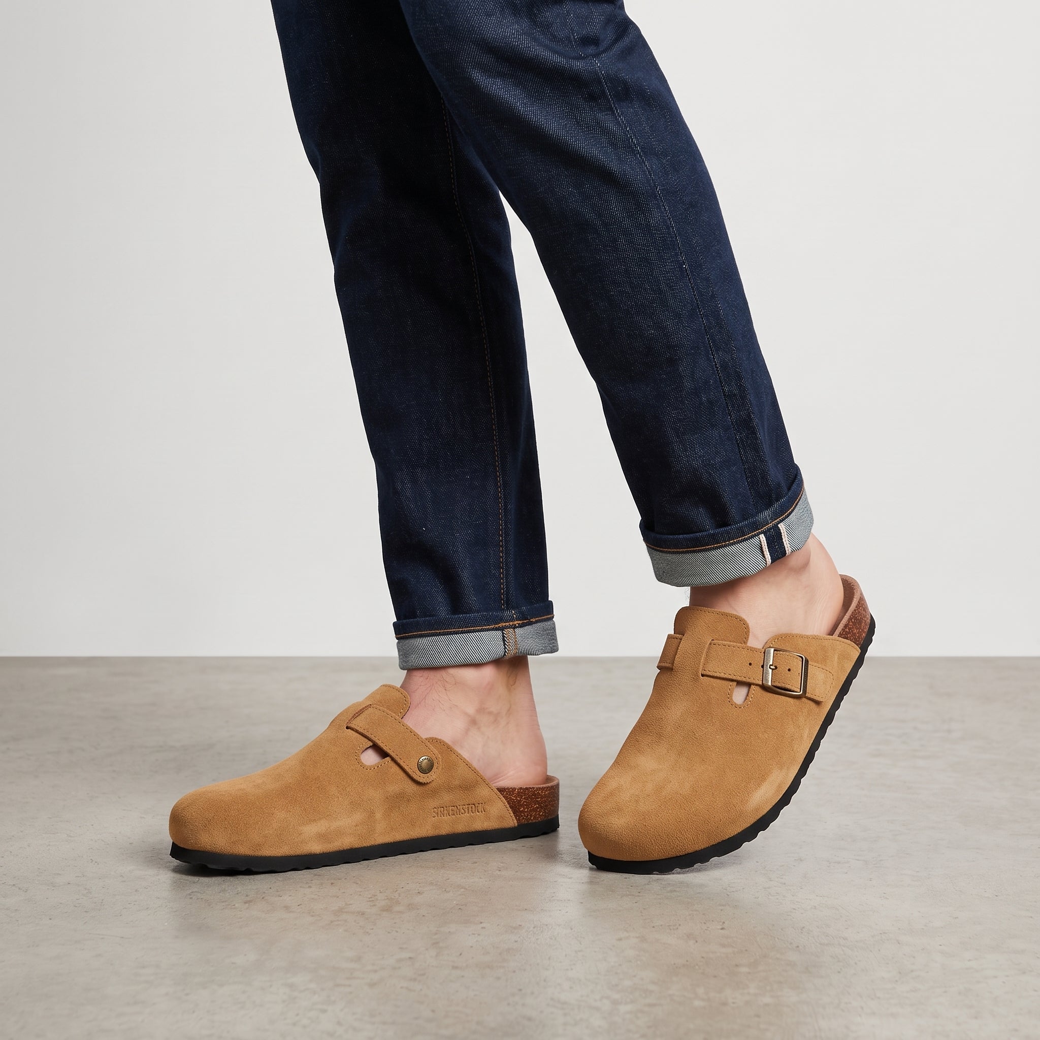 Dame Ruskindshjemmesko Ortopædisk med Ergonomisk Korksål - - Fashion - {{ product_tags }