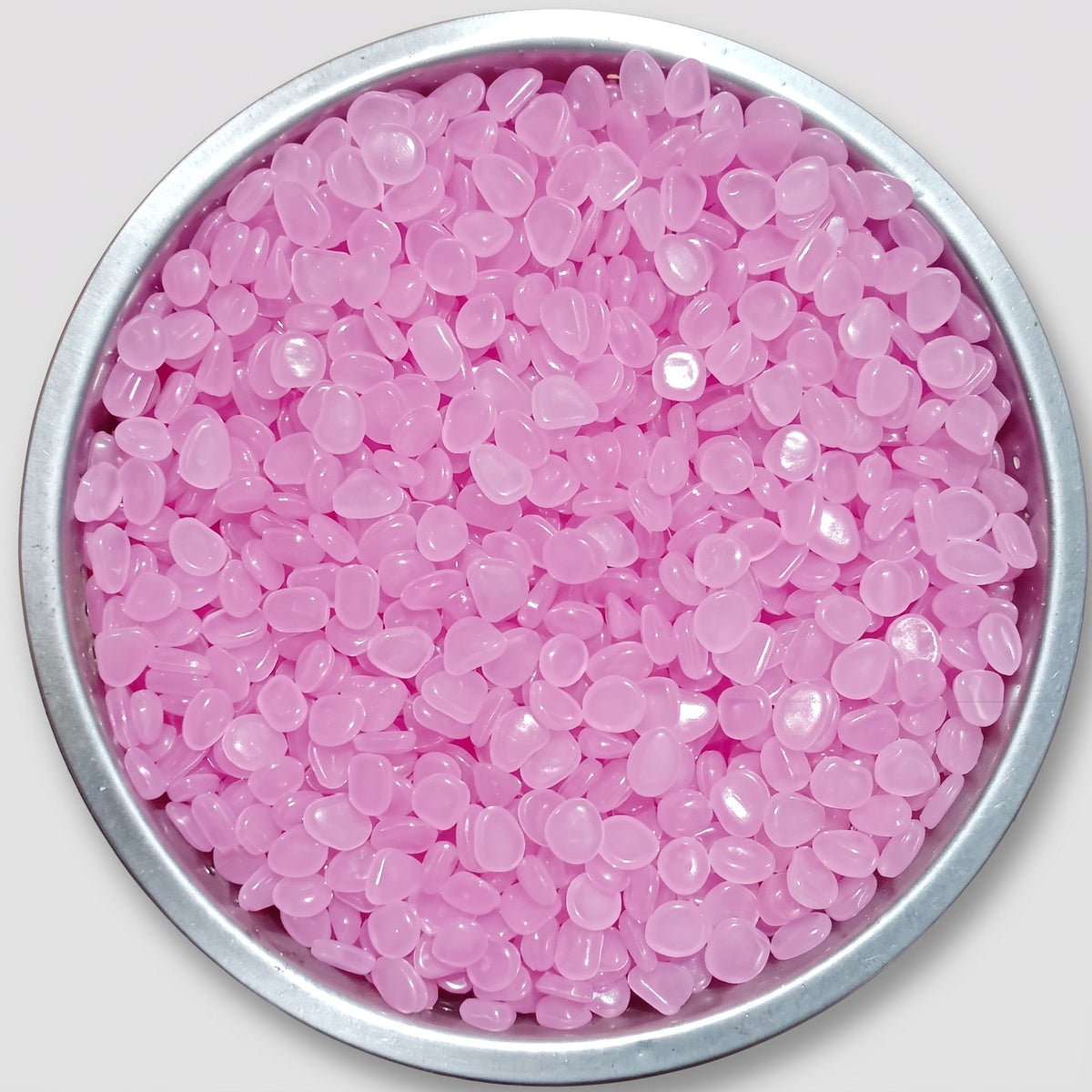 Selvlysende Havesten – Solar Resin Dekorationssten - Lyserød - Garden Decor - {{ product_tags }