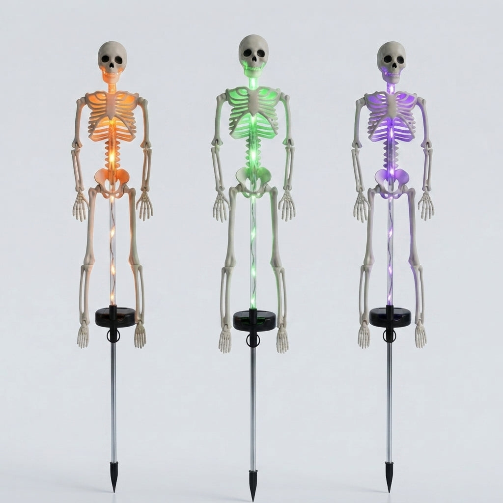 Solcelle-skelet Havespyd Lys - LED Halloween Havedekoration - - Halloween Decor - {{ product_tags }
