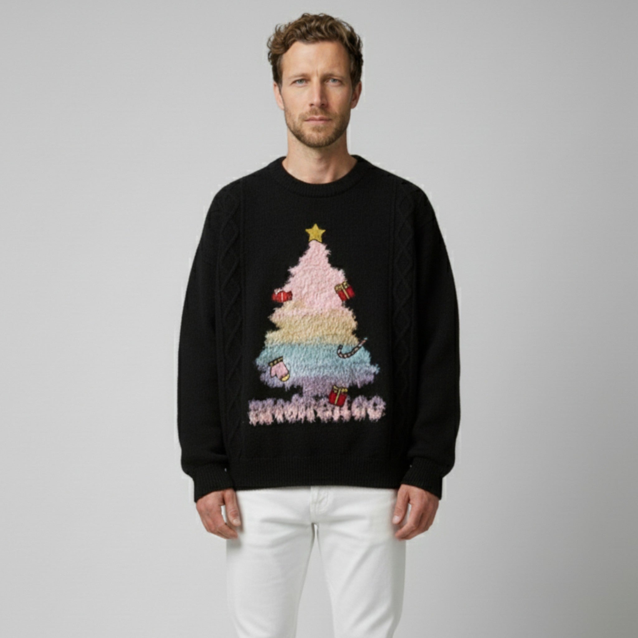 Stilfuld herrecasual strikketsal til efteråret - - - {{ product_tags }