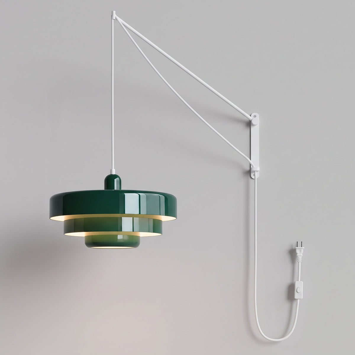 Retro Bauhaus Stikkontakt Pendellampe - Multi Farve - - Home Decor - {{ product_tags }