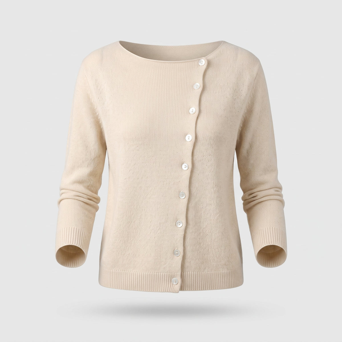 Elegant damecardigan i uld - Let lagdelingsstykke