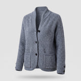 Dame Bloed Cashmere-Stil Knap-Cardigan