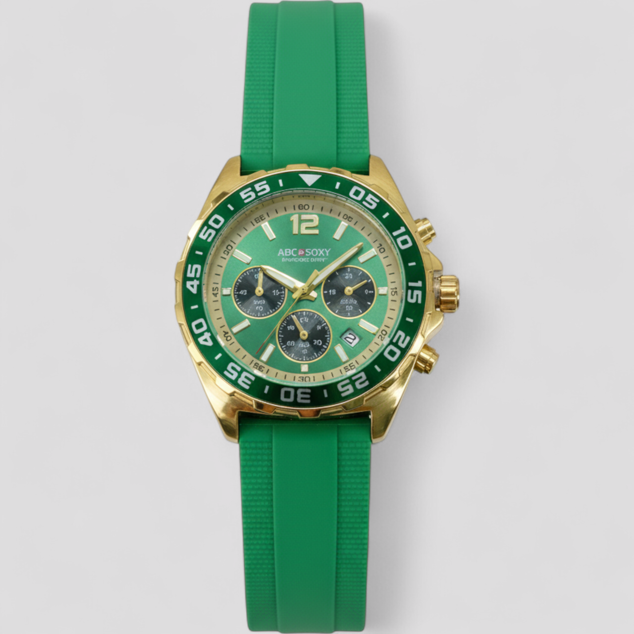 Swichwatch | Dynamisk Meester - Sølv - Grøn - watches - {{ product_tags }