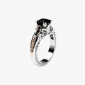 Sarah | Strålende elegance – 925 sølv ring med 1 karat naturlig diamant