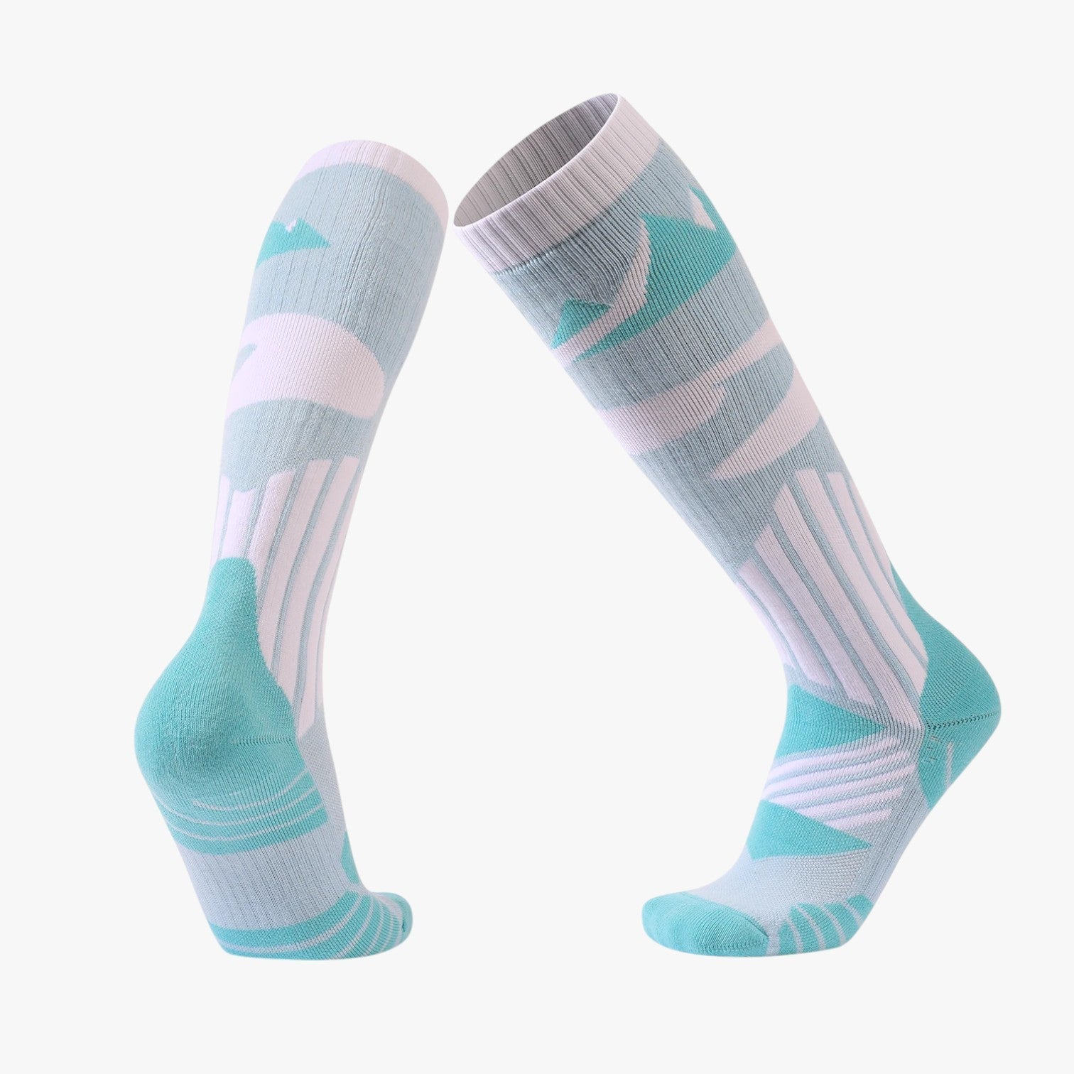 Donovan | Stil og beskyttelse på skibakken: yderst åndbare uldski-sokker - Lys Azurblå - Donovan | Stil og beskyttelse på skibakken: yderst åndbare uldski-sokker - €25 - {{ product_tags }