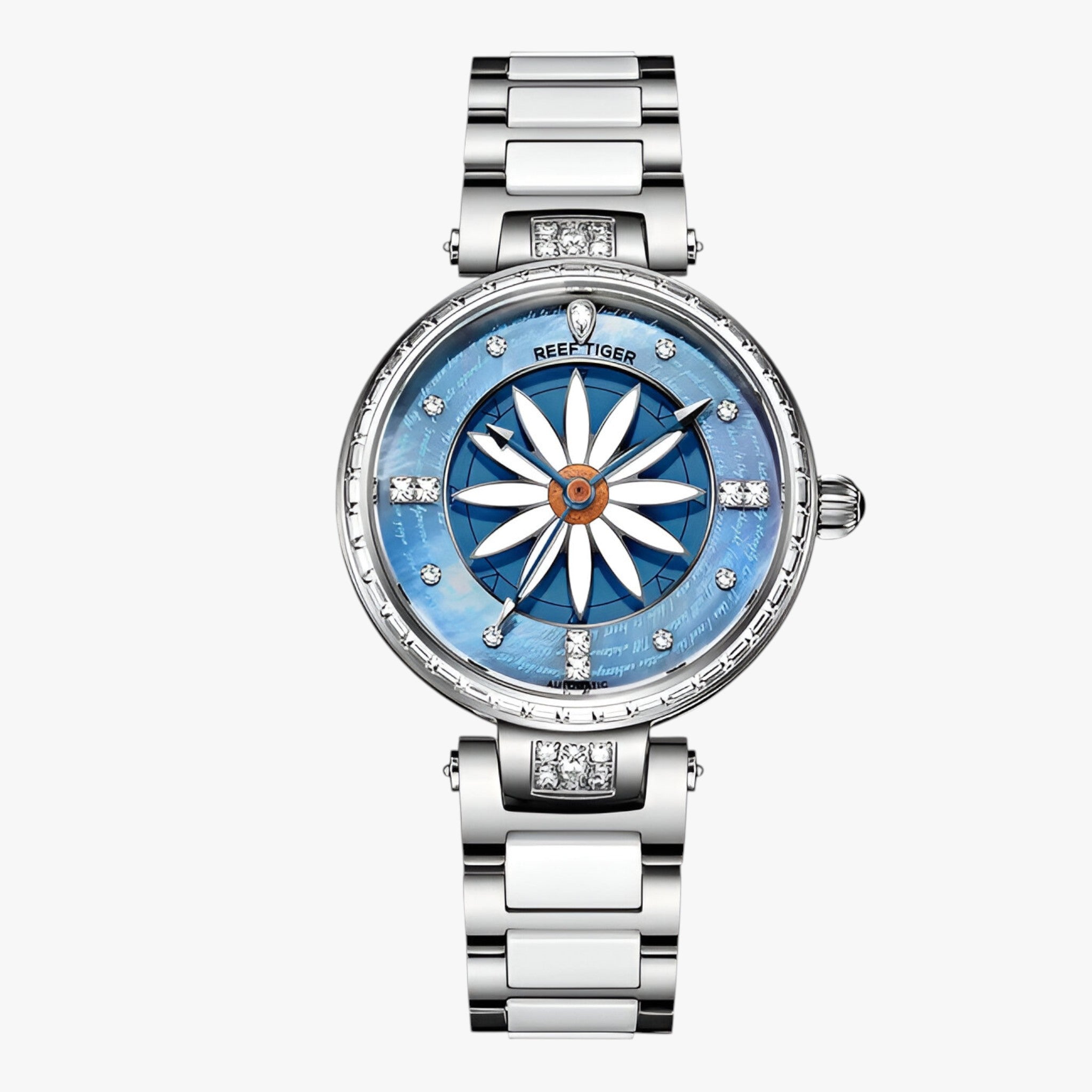 Valentina | Forgyldt og vandtæt dameur - Sølv blå - watches - {{ product_tags }