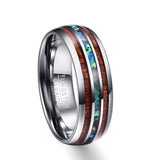 Ring in Hawaiian koa wood
