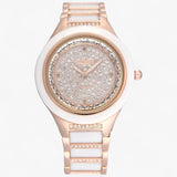 Katarina | Ceramic watch with Austrian crystal