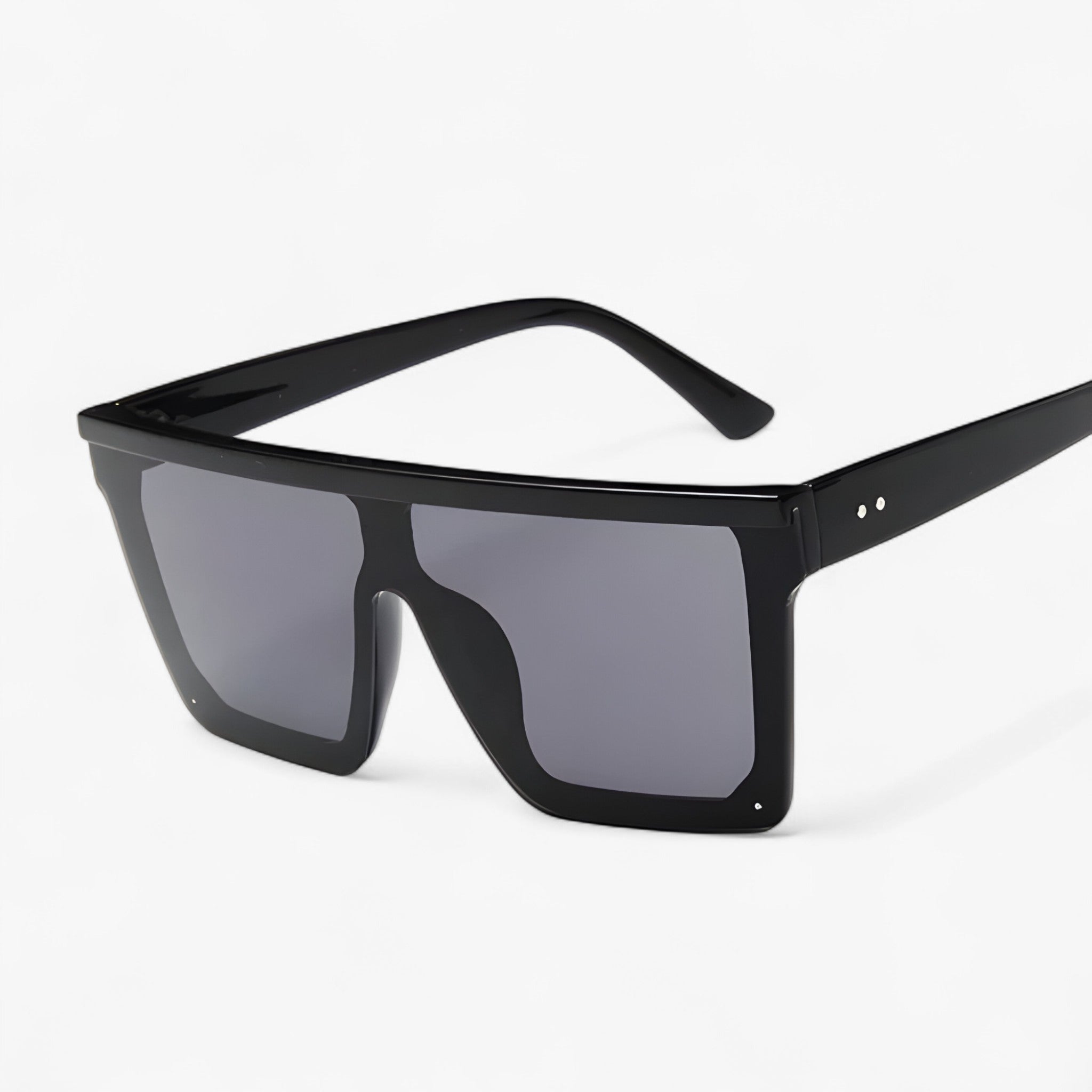 Adrian | Sorte retro oversized solbriller - - men's fashion - {{ product_tags }