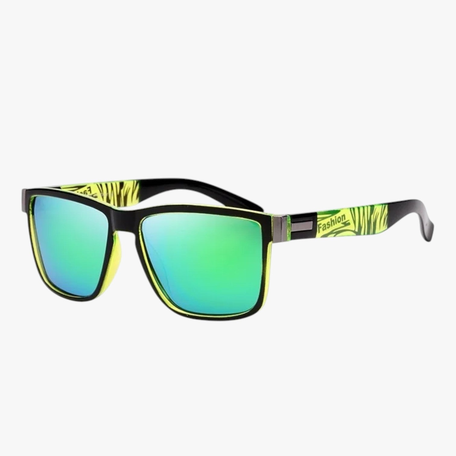 Nikolas | Unisex Retro solbriller Polariseret, UV400, Anti-refleks, Designstil - 04 Green mirror Polarized - Nikolas | Unisex Retro solbriller Polariseret, UV400, Anti-refleks, Designstil - €25 - {{ product_tags }