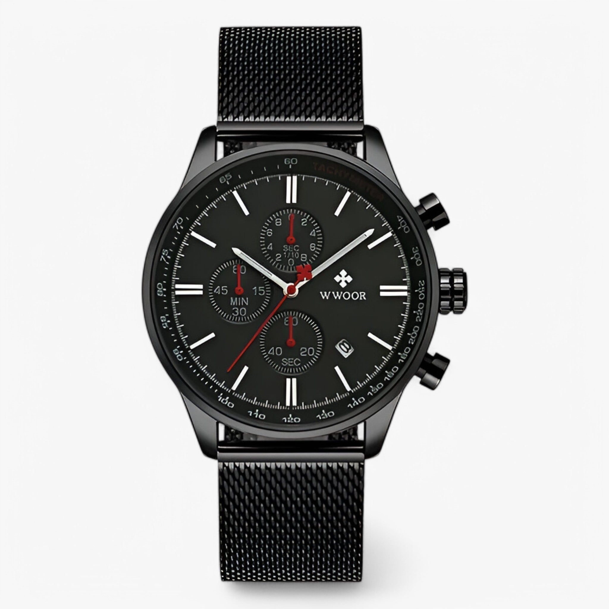 Dante | Luksus sportsur - sort sort - watches - {{ product_tags }