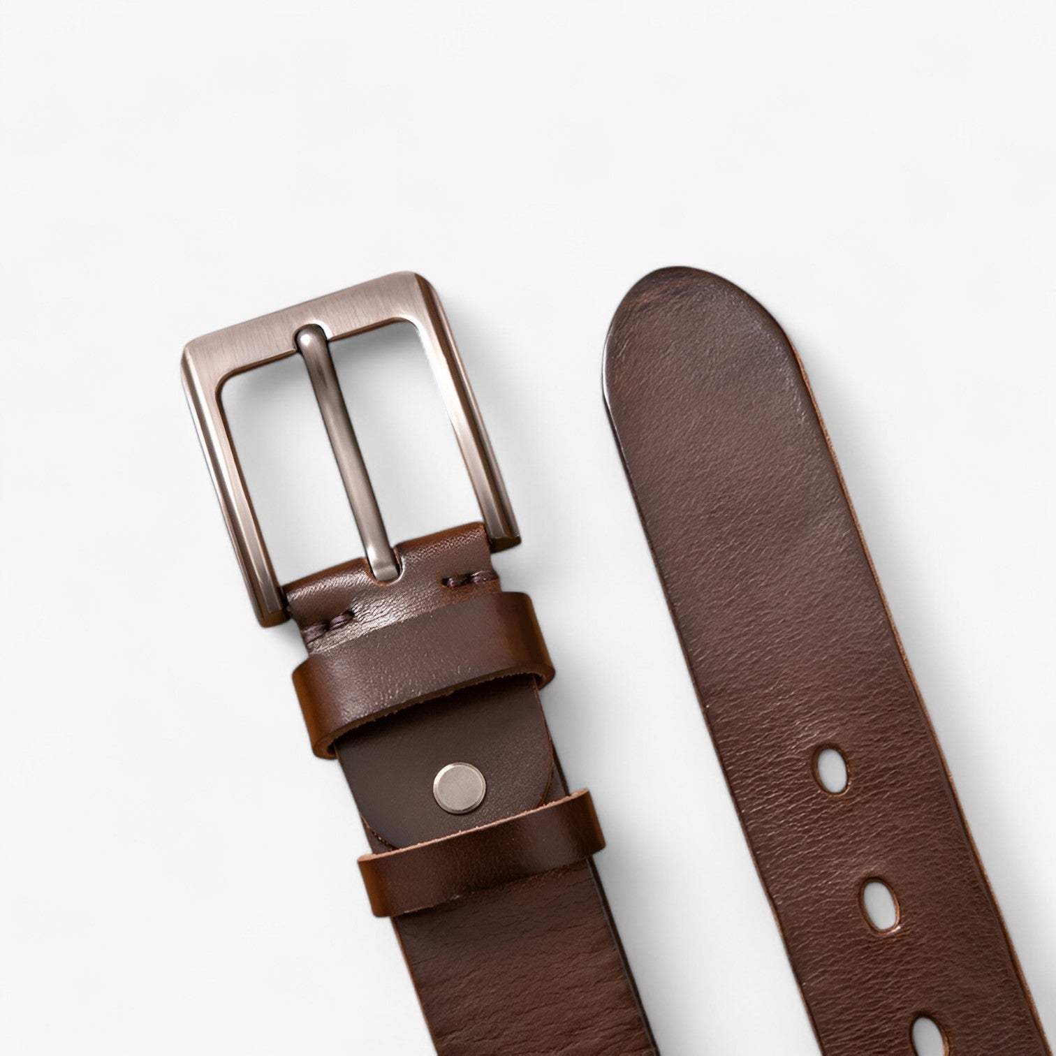 Owen | Luksus herre bæltet i ægte læder – bæredygtigt, stilfuldt og komfortabelt - - men's fashion - {{ product_tags }