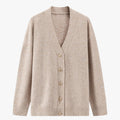 Zoe | Oversized chic dametrøje cardigan, varm og blød, med V-udskæring