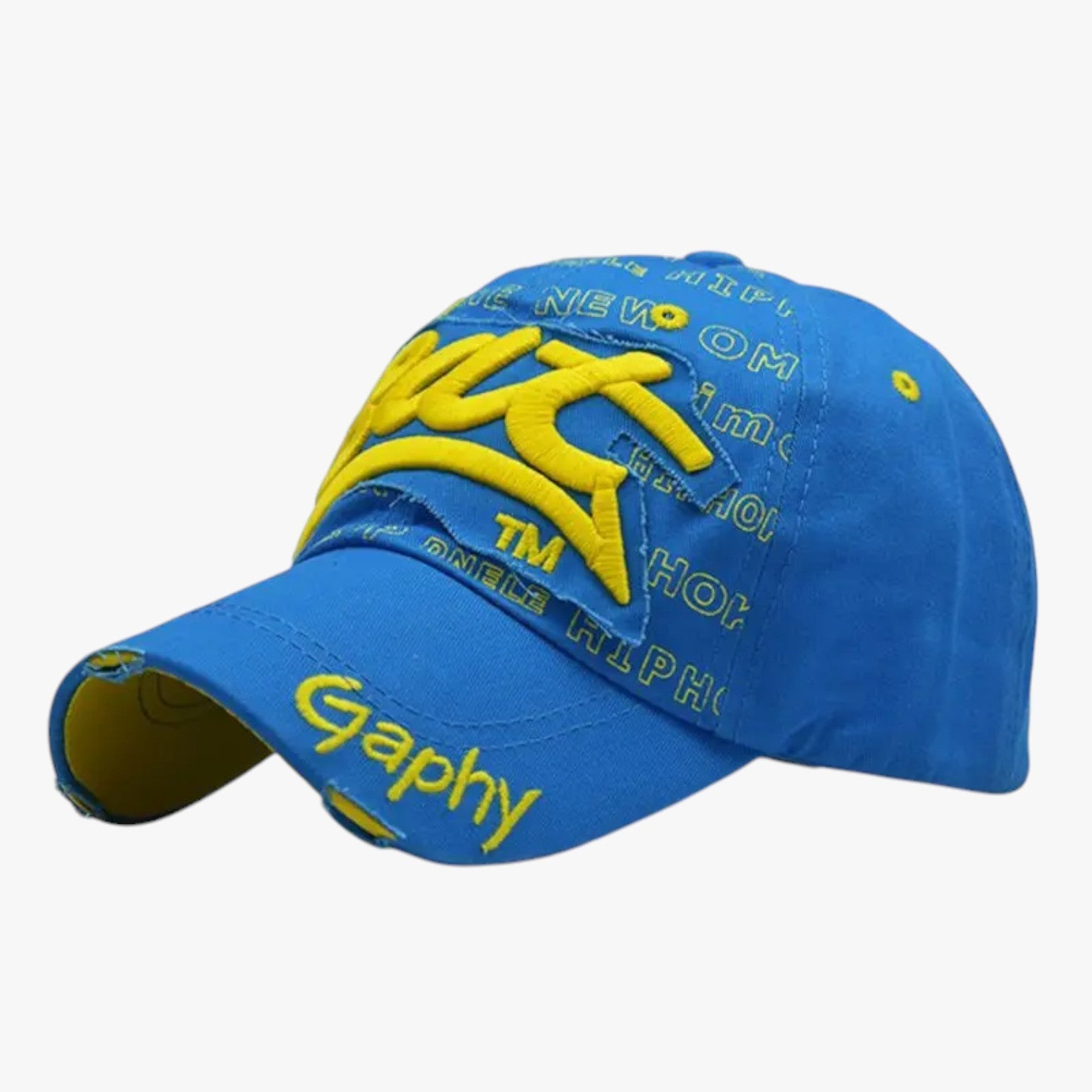 Harlan | Herre bomulds snapback - Cool stil med haj broderi - - men's fashion - {{ product_tags }