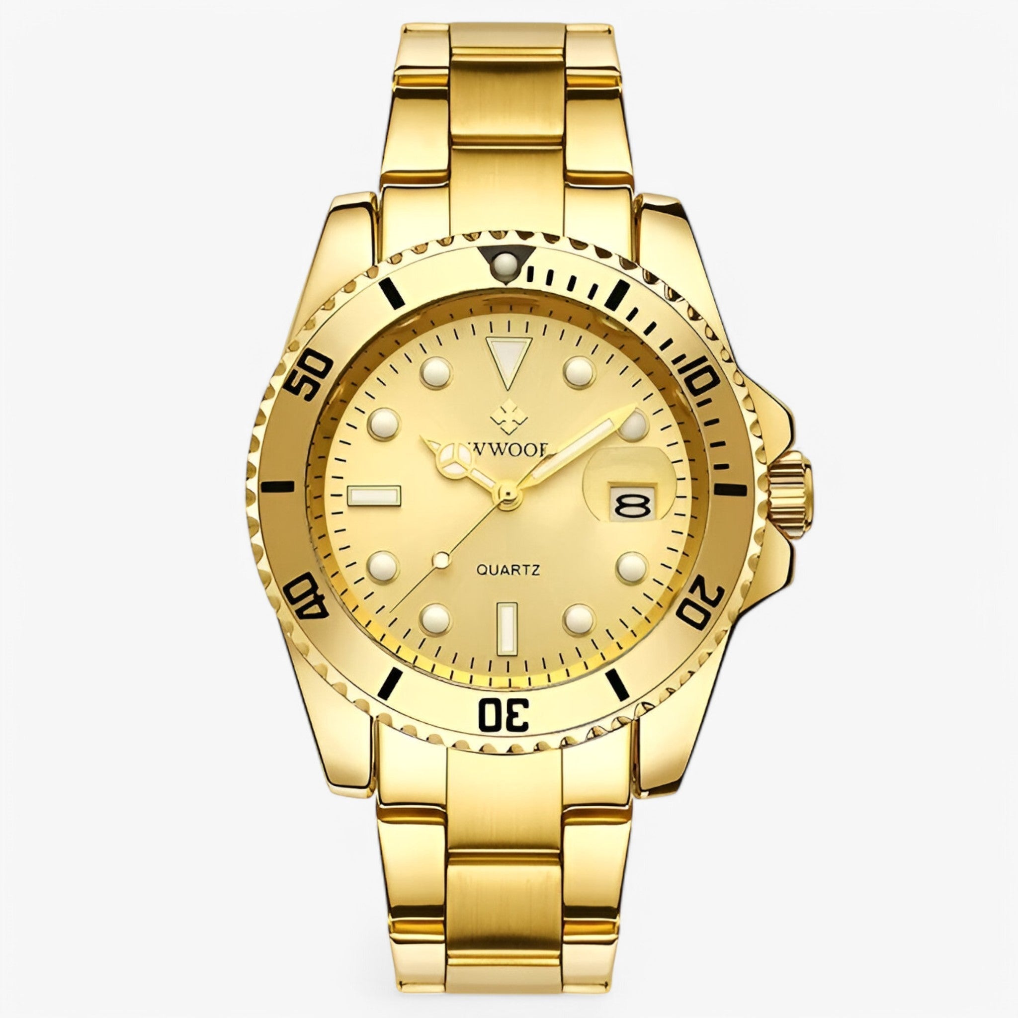 Stelan | Luksus sportsur lavet af rustfrit stål - Guld Guld - watches - {{ product_tags }
