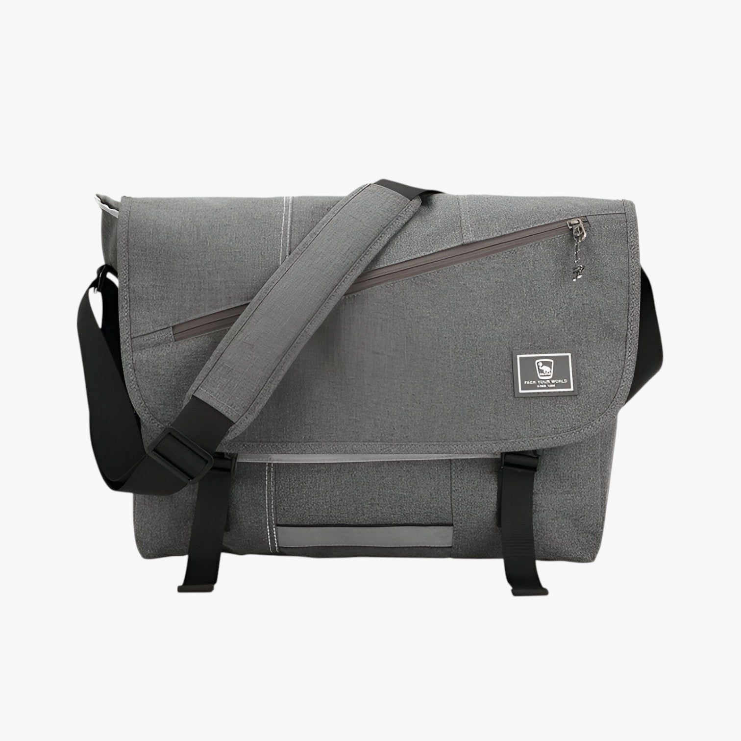 Jordan | Alsidig 15” laptop crossover taske - Grå - bags - {{ product_tags }