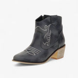 Isabel | Winter cowboy boots with pointed toe for cold seasons