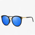 Ianna | Occhiali da sole vintage in pelle UV400 - Stile e protezione