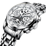 Milo | Stainless Steel Skeleton Watch for Men