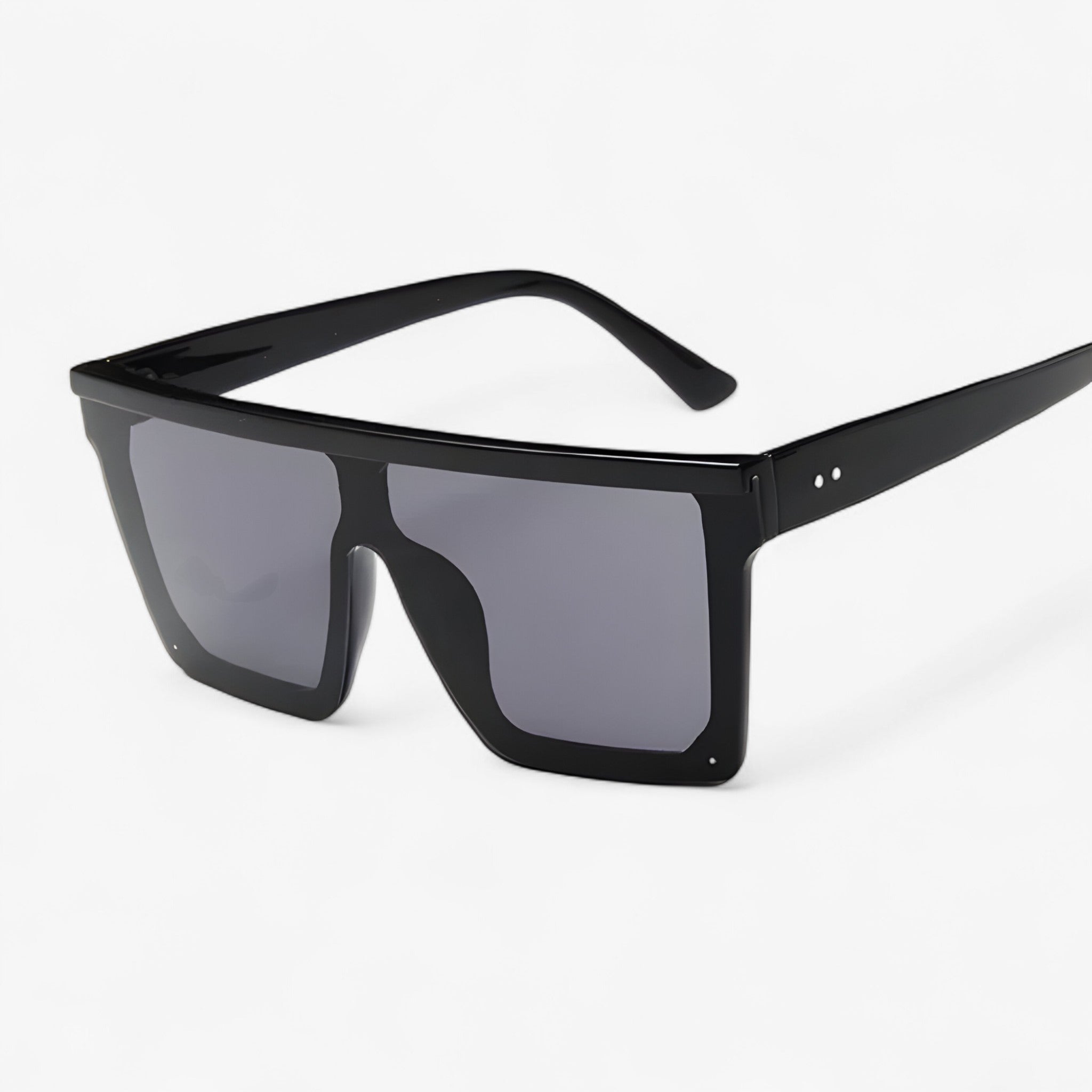 Adrian | Sorte retro oversized solbriller - - men's fashion - {{ product_tags }