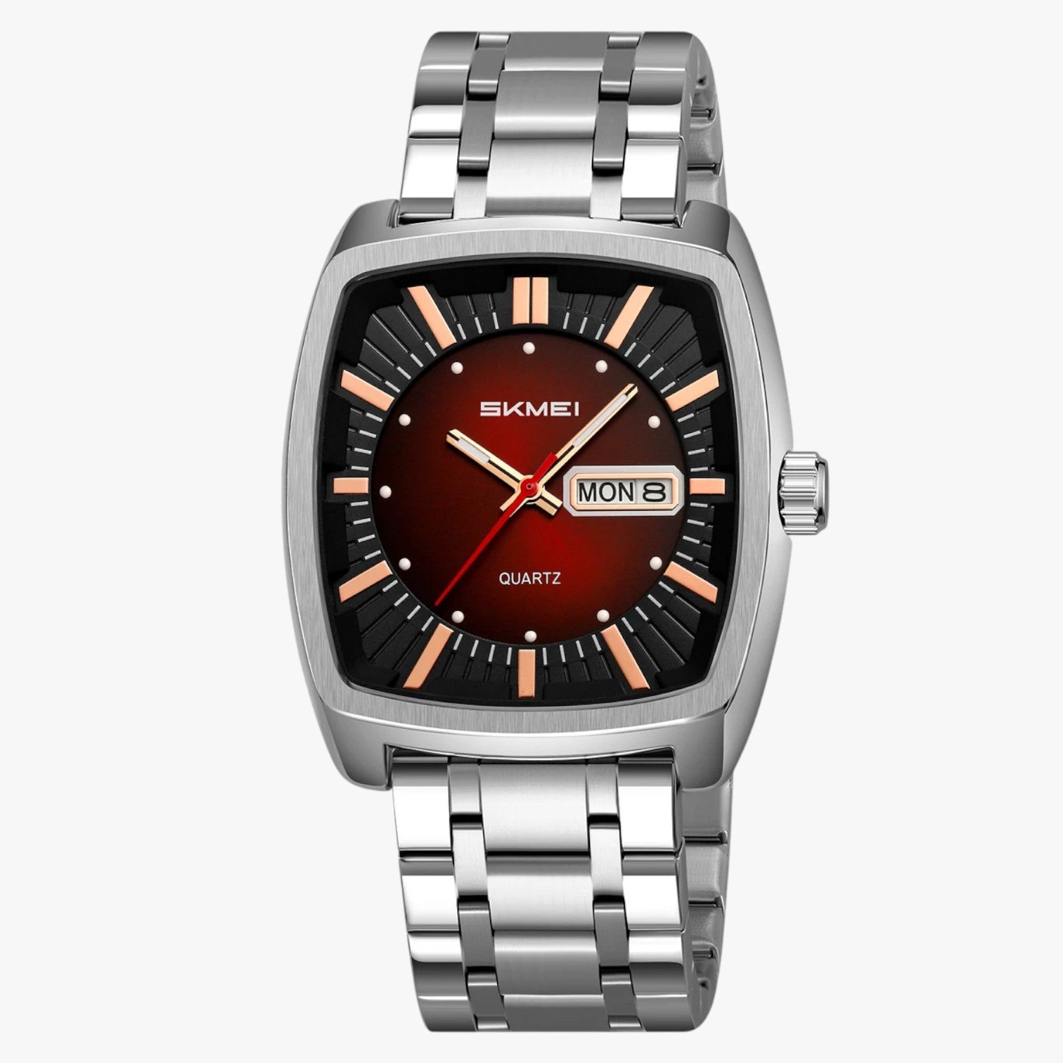 Alfred | Vandtæt herreur med dato og selvlysende urskive - orologio al quarzo Rosso - Alfred | Vandtæt herreur med dato og selvlysende urskive - €25 - {{ product_tags }